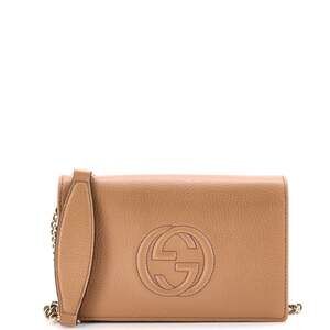 Gucci Soho Wallet On Chain Leather #239550G75B